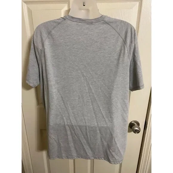 Carhartt Classic Gray Cotton T-Shirt with Chest Pocket‎ Casual Workwear XL - Picture 3 of 4